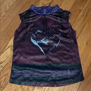 Disney Descendants Purple Kids - Mal top with Heart Design